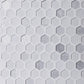 Artistic Hexagon Glass Shower Tile