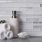 White 12x12 Glossy Matte Sticks Glass Mosaic Tile (5 pack, 5 sq ft/case) - Sample