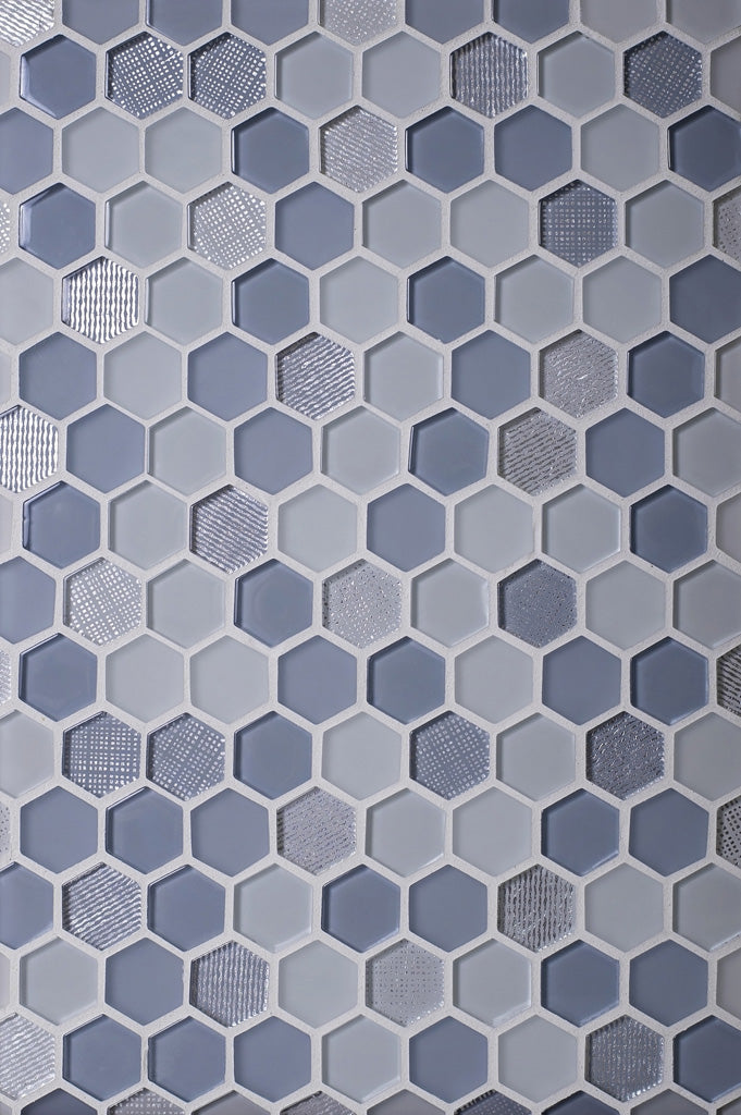 Hexagon Glass Shower Tile