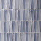 White Blue 12x13 Glossy Matte Trapezium Glass Mosaic Tile (5 pack, 5.38 sq ft/case) - Sample