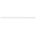Sample - White 0.5x12 Glossy Glass Flat Pencil Tile Trim (10 pack, 0.5 sq ft/case)