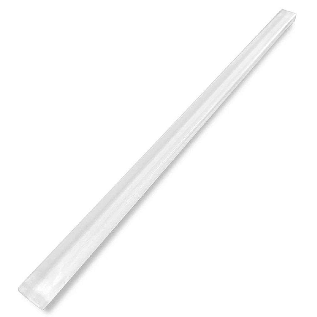 Elegant White Glass Pencil Liner Trim Tile