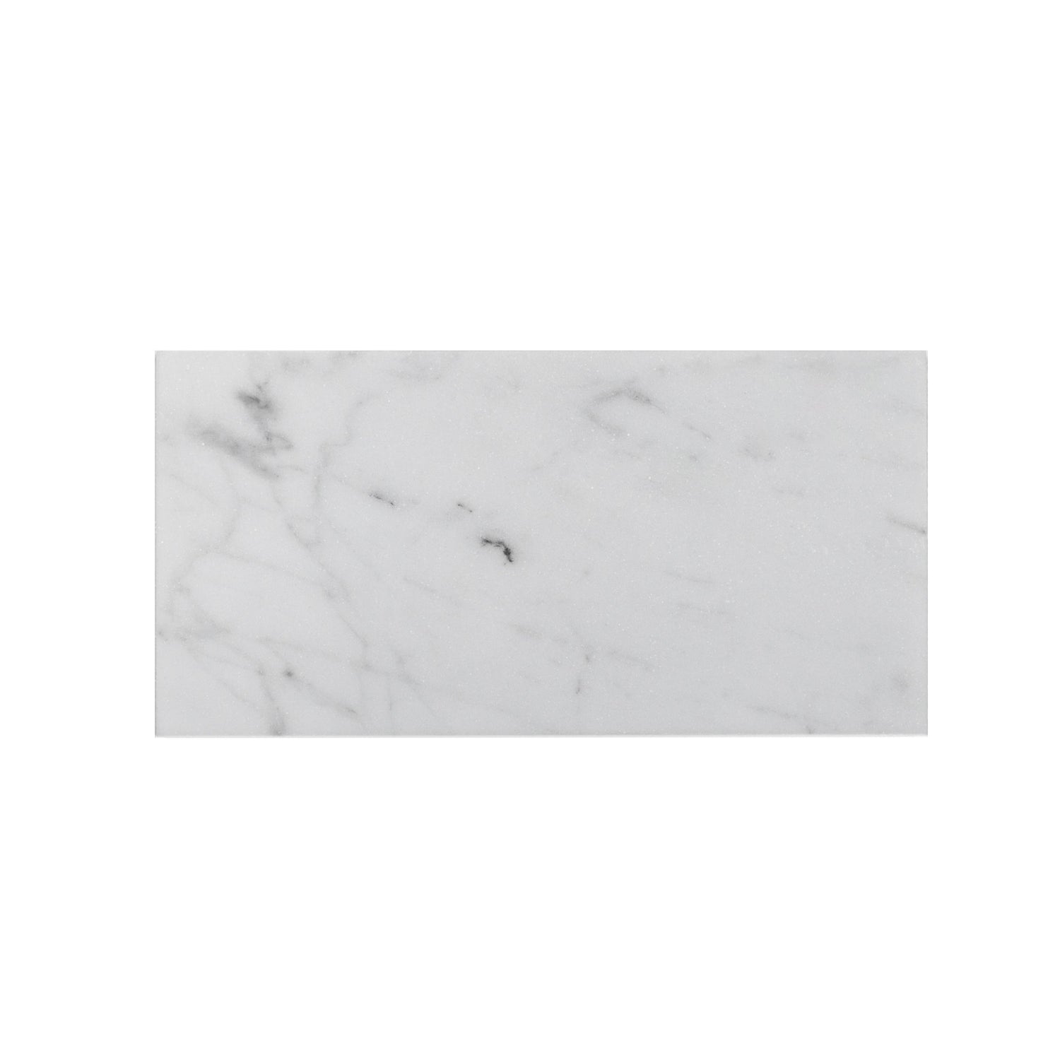 White 3x6 Subway Honed Marble Tile (40 pack, 5 sq ft/case) - Sample
