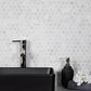 White 11x12 Honed Hexagon Marble Mosaic Tile (5 pack, 4.55 sq ft/case) - Sample