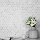 White 11x12 Honed Hexagon Marble Mosaic Tile (5 pack, 4.55 sq ft/case) - Sample