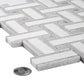 5-Pack Gray 10-in x 10-in Polished Natural Stone Floor and Wall Tile - Sample