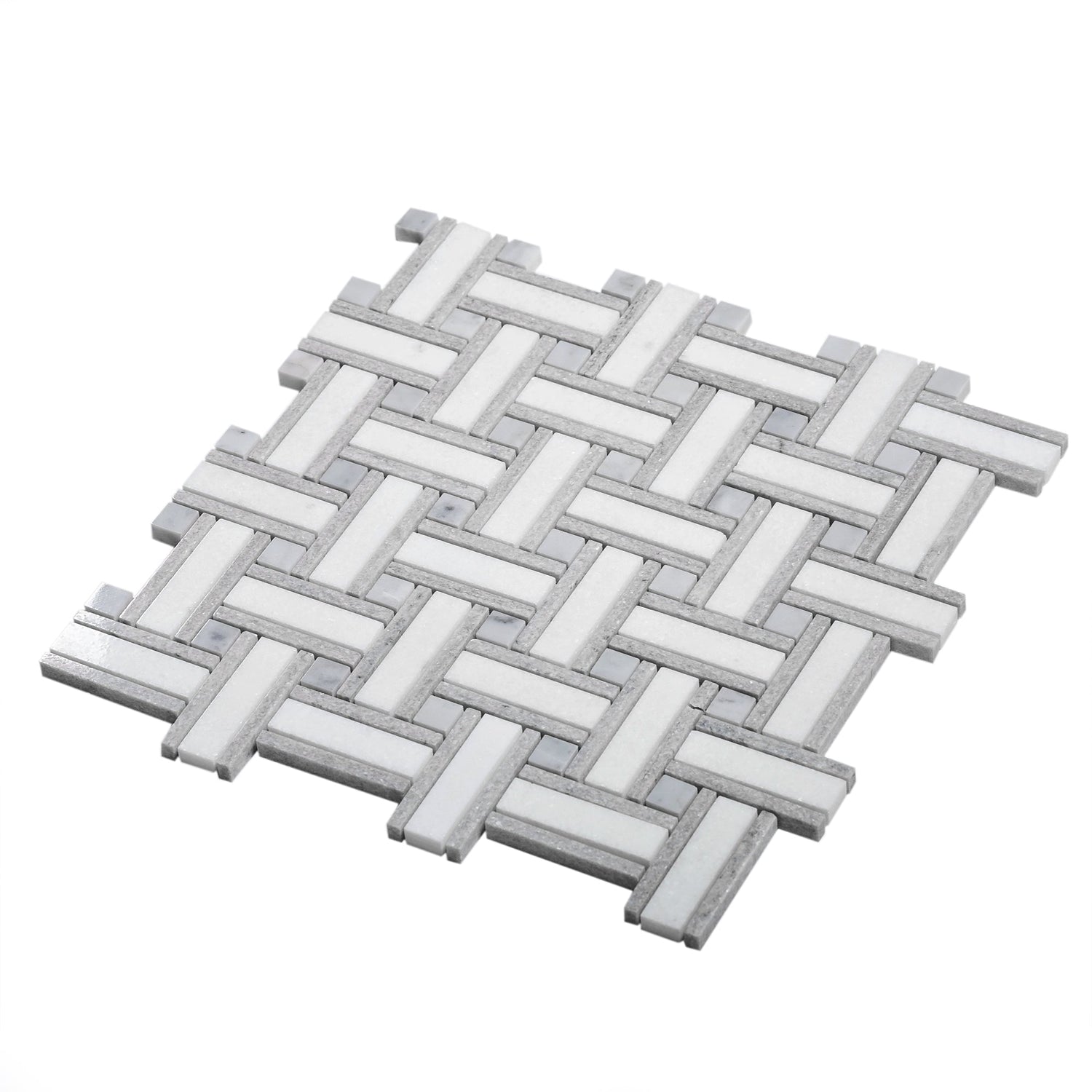 5-Pack Gray 10-in x 10-in Polished Natural Stone Floor and Wall Tile - Sample
