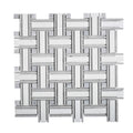 Sample - 5-Pack Gray 10-in x 10-in Polished Natural Stone Floor and Wall Tile