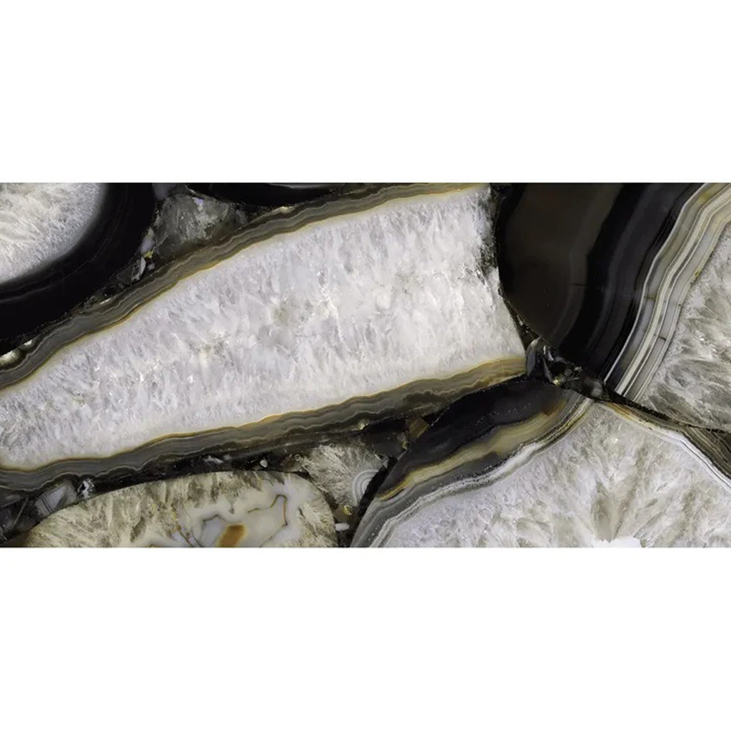 Black 24x48 Lappato Natural Agate Porcelain Large Tile (2 pack, 15.5 sq ft/case)