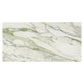 White with Sage Green Vein 24x48 Polished Porcelain Large Format Tile (2 pack, 15.42 sq ft/case)
