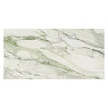 Sample - White with Sage Green Vein 24x48 Polished Porcelain Large Format Tile (2 pack, 15.42 sq ft/case)