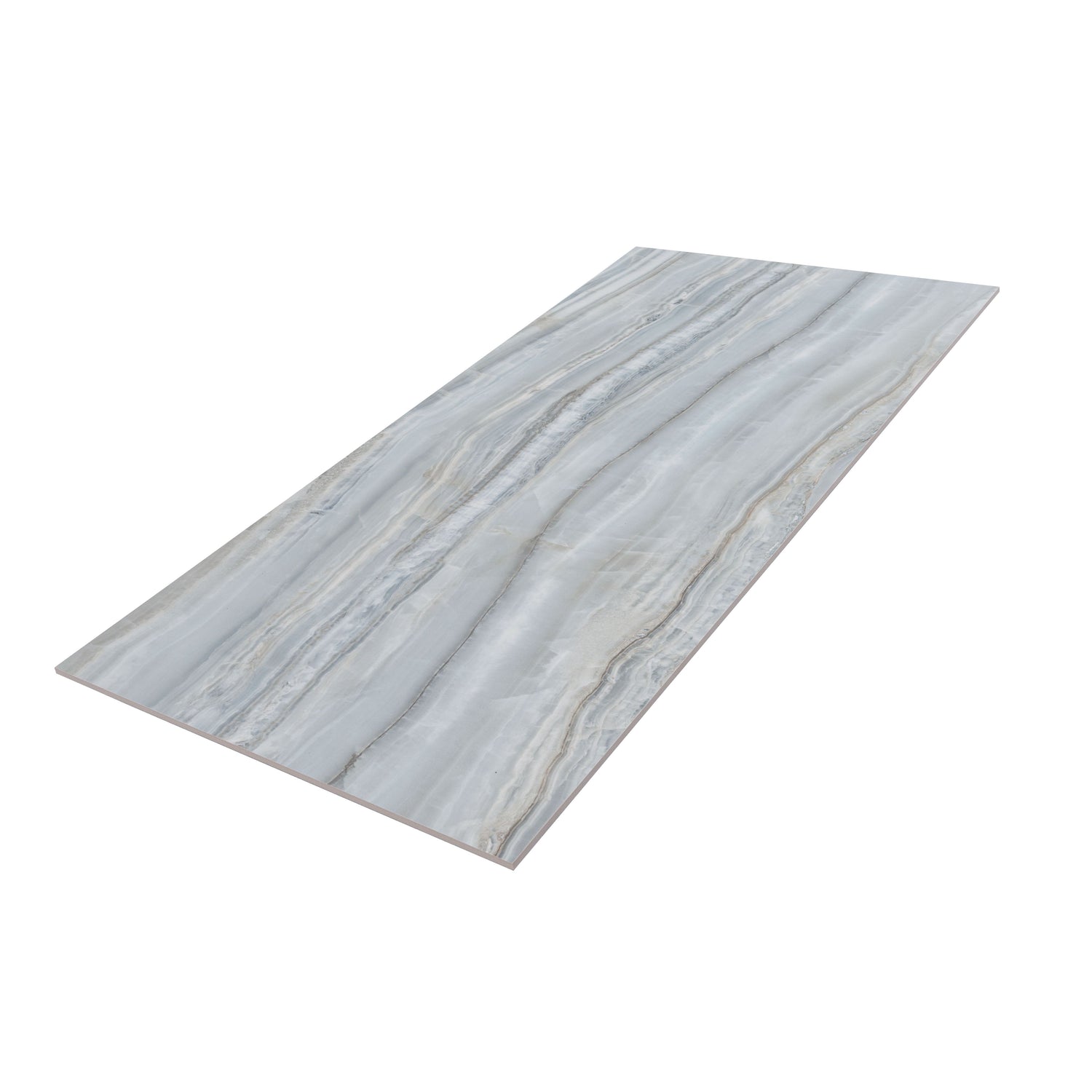 Sample - Windy Blue 24x48 Honed Porcelain Large Tile (15.5 sq ft/case, 2-Pack)