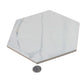 White 8x9 Matte Hexagon Porcelain Large Format Tile (24 pack, 9.04 sq ft/case) - Sample