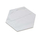 White 8x9 Matte Hexagon Porcelain Large Format Tile (24 pack, 9.04 sq ft/case) - Sample