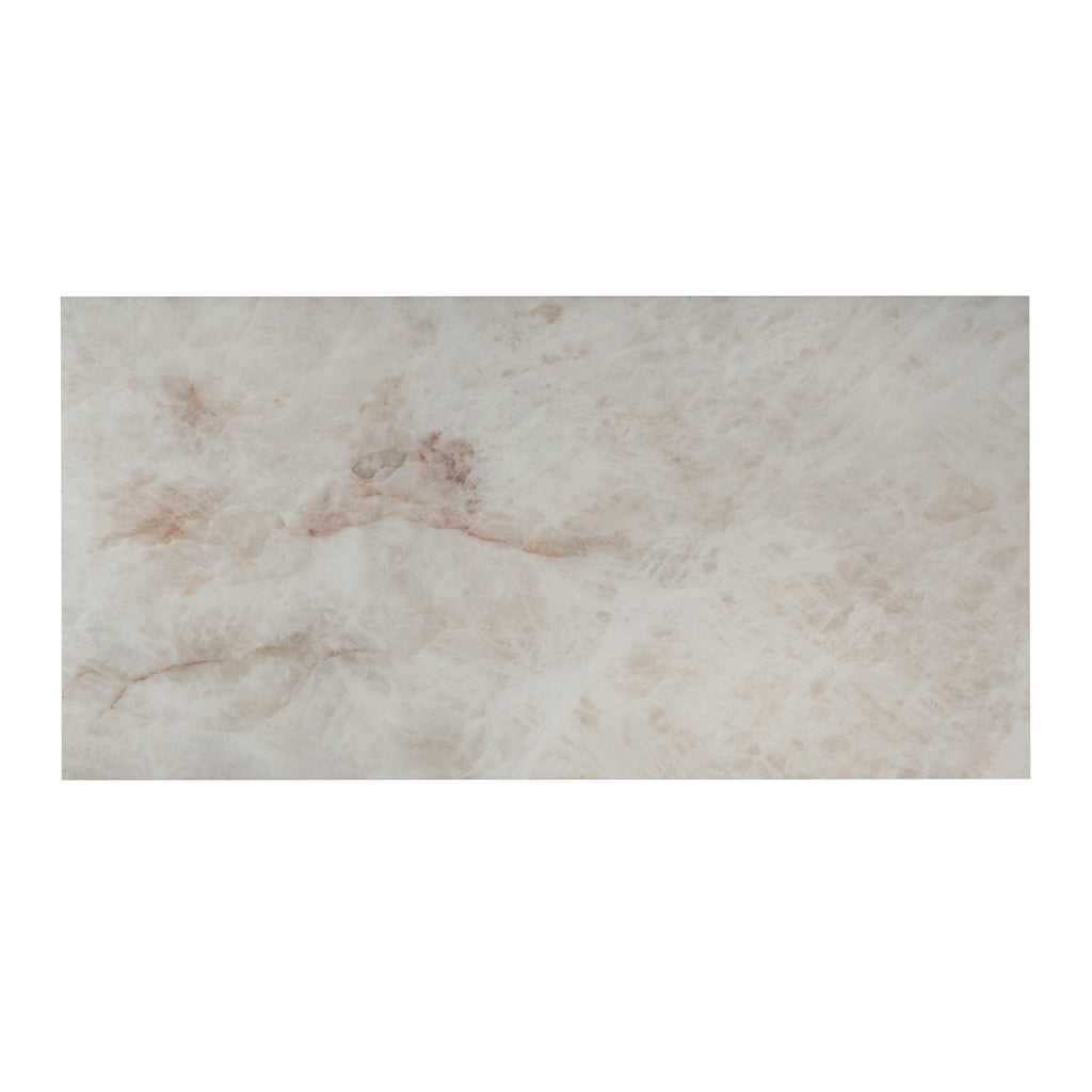 Splendor 23.62 in. x 47.25 in. Lappato Soft Alabaster White Porcelain Large Format Wall and Floor Tile (15.5 sq ft/case) - 2 Pack