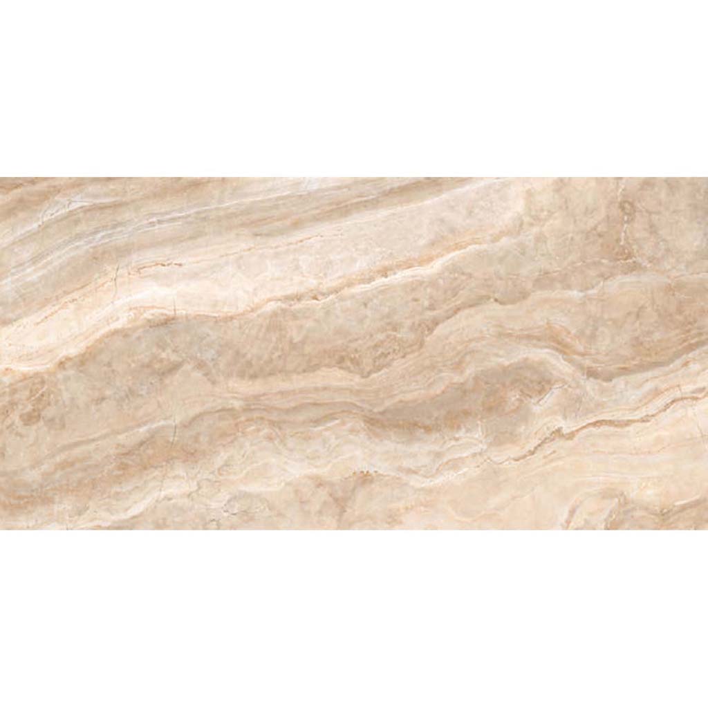 2 pack Splendor 23.62 in. x 47.25 in. Polished Beige Porcelain Rectangular Wall and Floor Tile (15.55 sq ft/case) - Sample