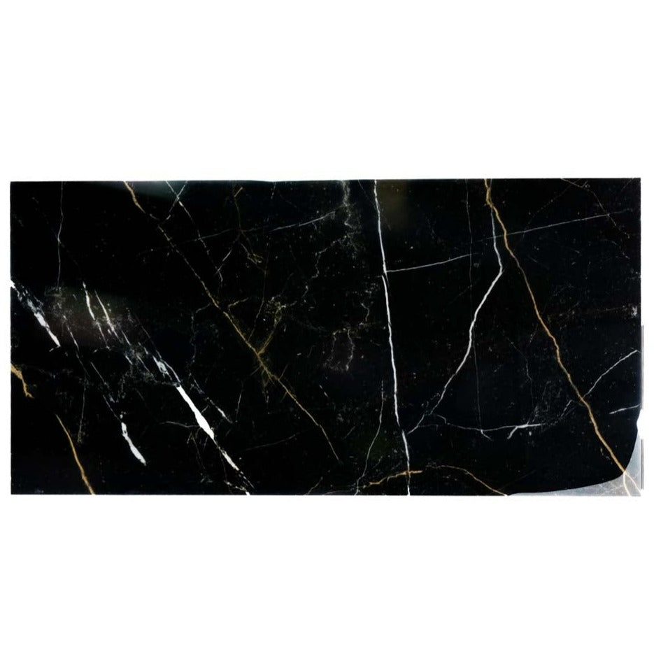 24X48 Splendor Polished Black Floor Tile