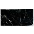 Sample - Sable Black 24x48 Polished Porcelain Large Format Tile (2 pack, 15.55 sq ft/case)