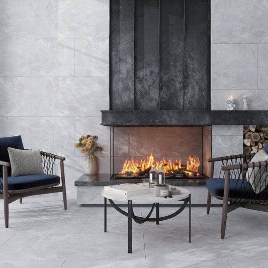 Gray 24x48 Matte Porcelain Large Format Tile (2 pack, 15.55 sq ft/case) - Sample