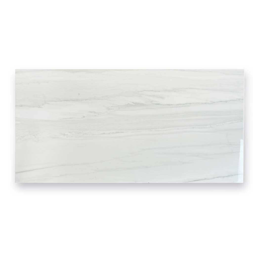 24X48 Splendor Polished White Porcelain Tile