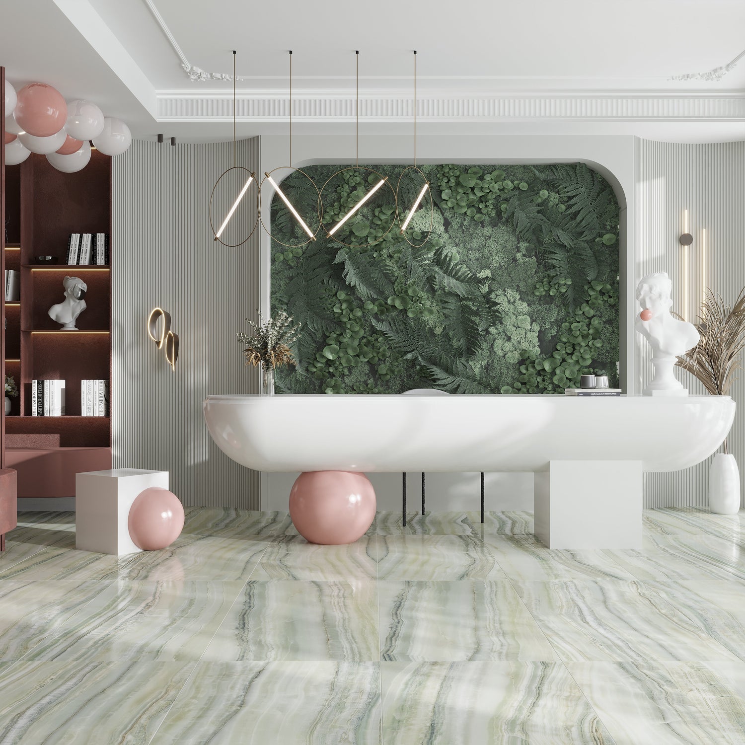 Sample - Sage Jade Green 24x48 Honed Porcelain Large Tile (15.5 sq ft/case, 2-Pack)