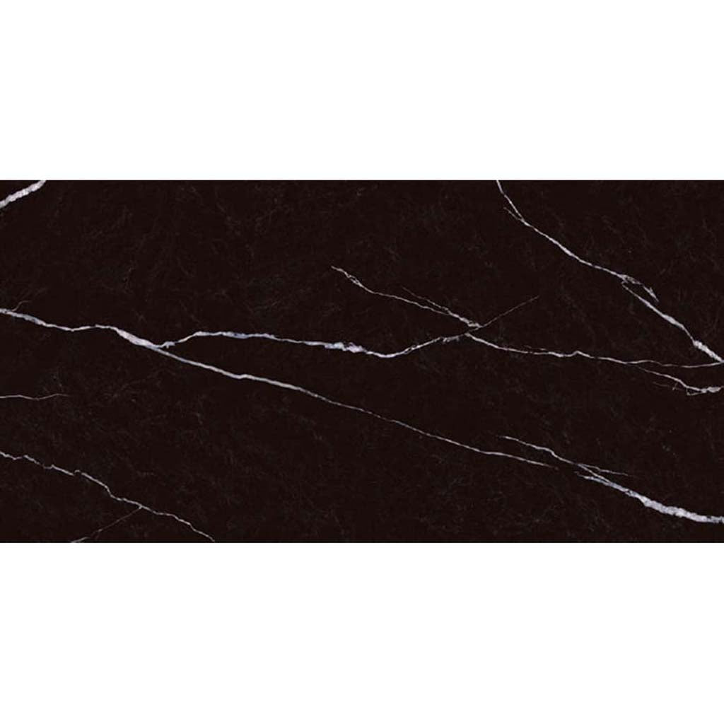 24X48 Splendor Polished Black Porcelain Wall and Floor Tile 