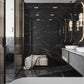Black 24x48 Polished Porcelain Large Format Tile (2 pack, 15.55 sq ft/case) - Sample