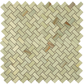 Splendor 12x12 Celadon Giada Porcelain Mosaic Onyx Basketweave Wall and Floor Tile (5 Pack, 4.84 sq ft/case) - Sample