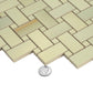 Splendor 12x12 Celadon Giada Porcelain Mosaic Onyx Basketweave Wall and Floor Tile (5 Pack, 4.84 sq ft/case) - Sample