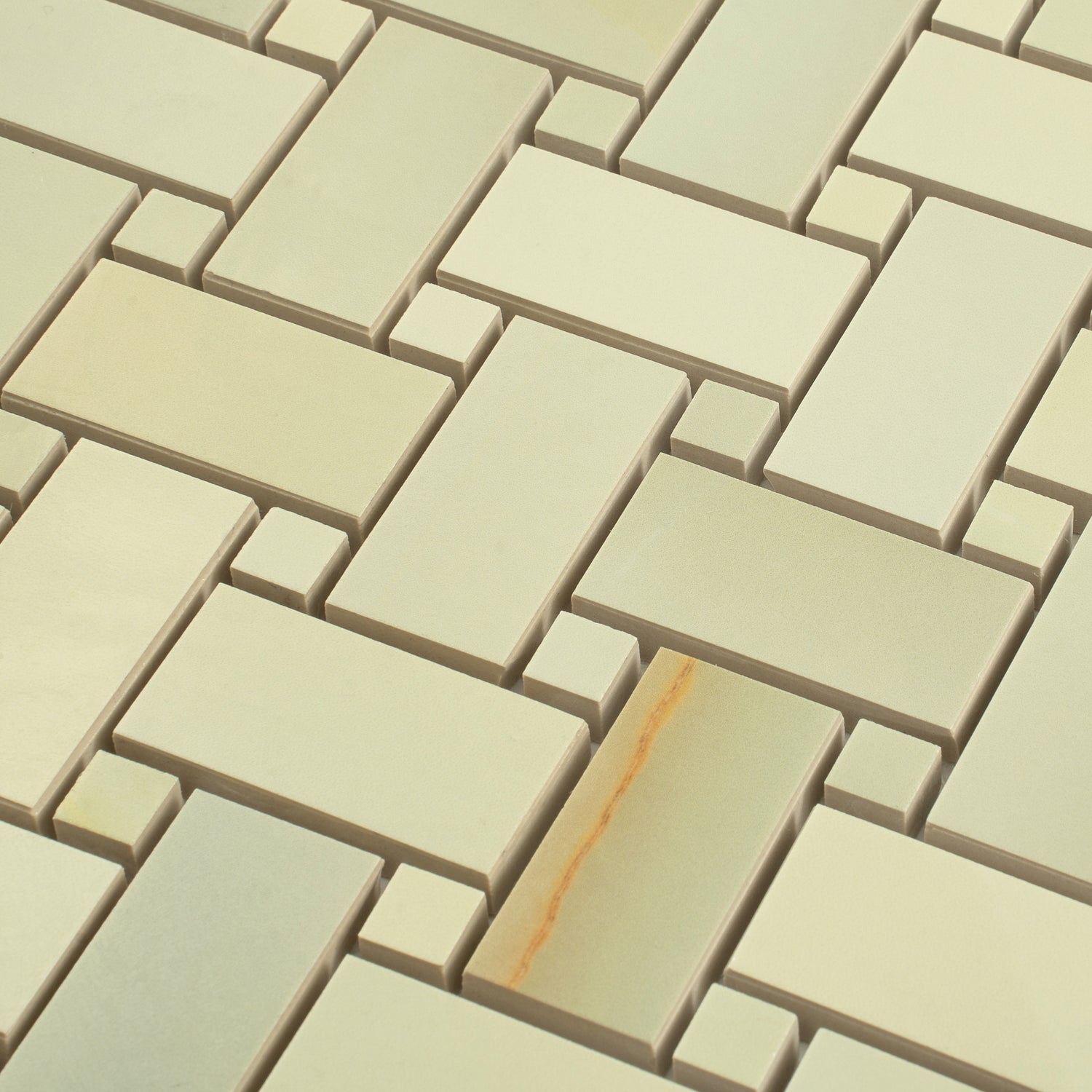 Celadon Giada 12x12 Lappato Onyx Basketweave Porcelain Mosaic Tile (5 pack, 4.84 sq ft/case)