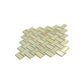Splendor 12x12 Celadon Giada Porcelain Mosaic Onyx Basketweave Wall and Floor Tile (5 Pack, 4.84 sq ft/case) - Sample