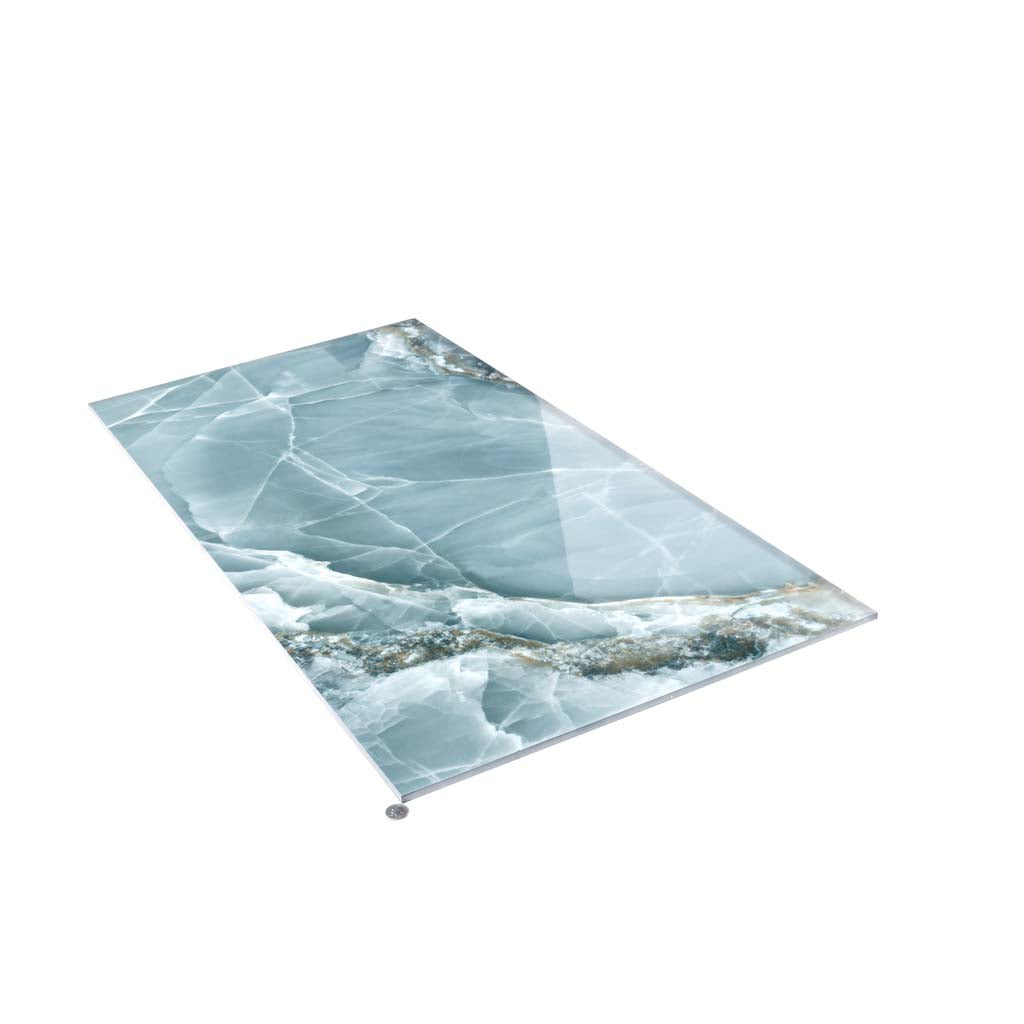 Lappato Green Rectangular Porcelain Tile