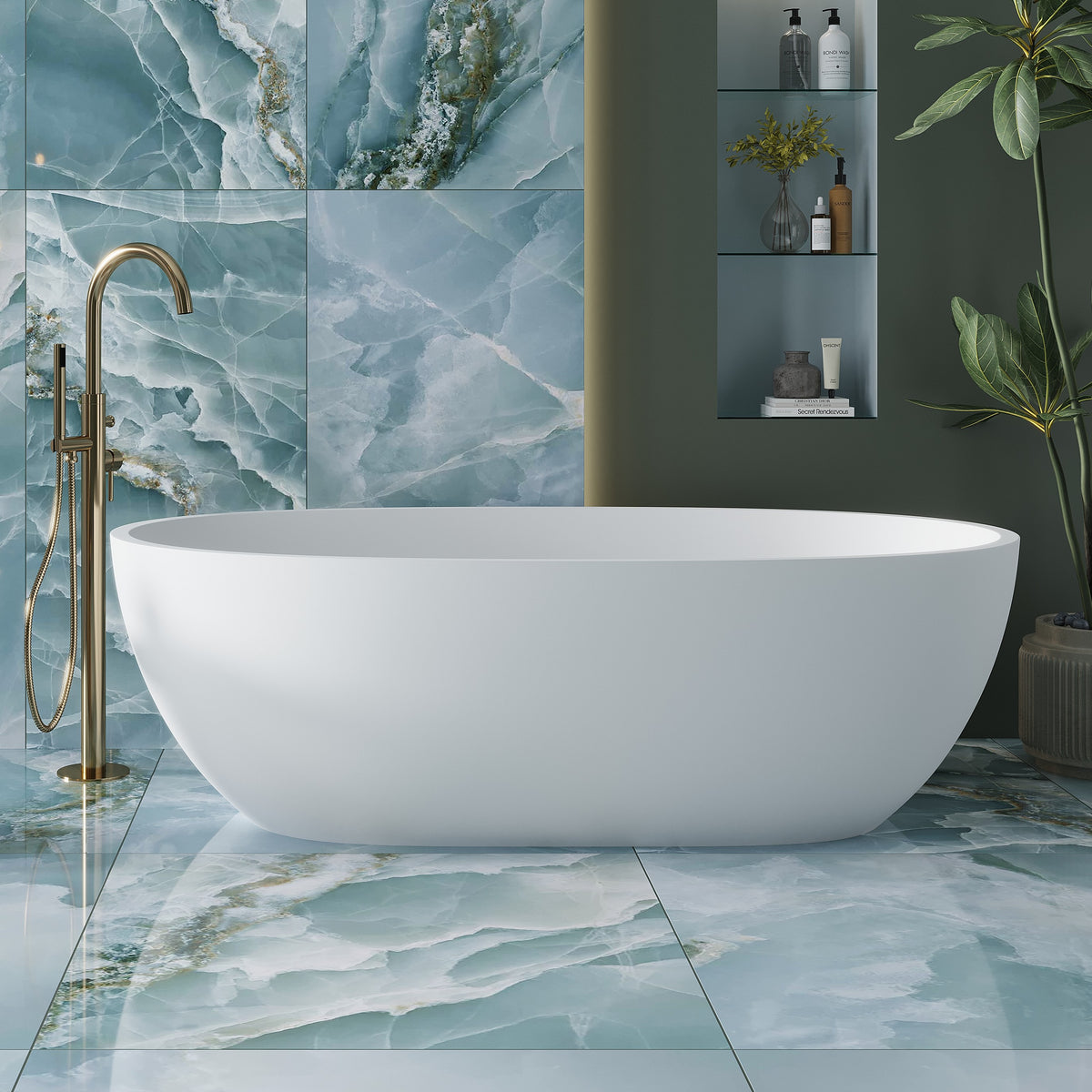 Green 36x36 Lappato Square Porcelain Large Format Tile (8 Cases, 139.52 sq ft/Pallet)
