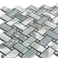 5 pack Splendor 11.81 in. x 11.81 in. Matte Green Porcelain Mosaic Wall and Floor Tile (4.84 sq ft/case) - Sample