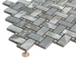 5 pack Splendor 11.81 in. x 11.81 in. Matte Green Porcelain Mosaic Wall and Floor Tile (4.84 sq ft/case) - Sample