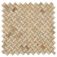 Miele 12x12 Lappato Onyx Basketweave Porcelain Mosaic Tile (5 pack, 4.84 sq ft/case)