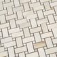 Perla 12x12 Lappato Onyx Basketweave Porcelain Mosaic Tile (5 pack, 4.84 sq ft/case)