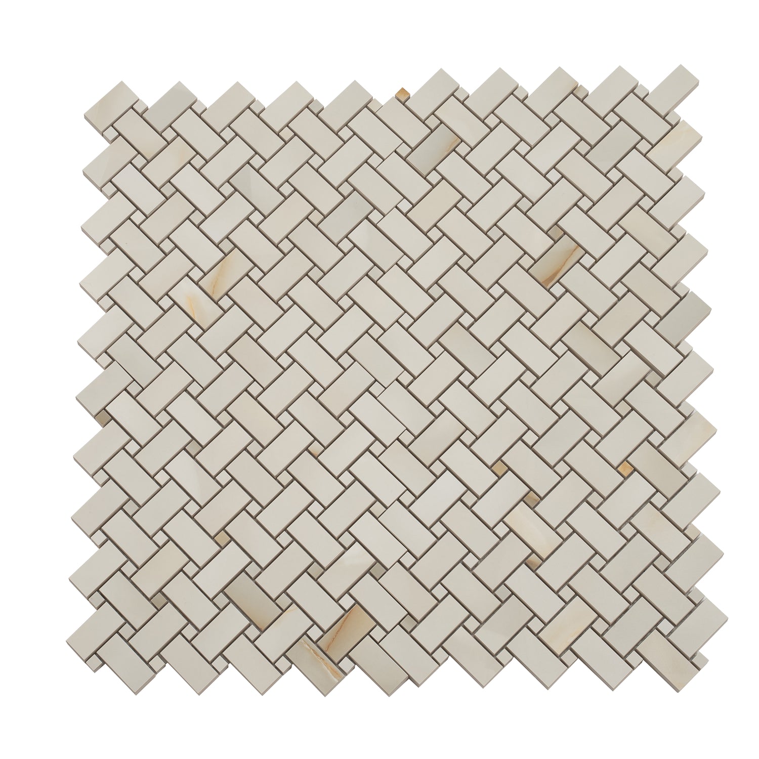 Perla 12x12 Lappato Onyx Basketweave Porcelain Mosaic Tile (5 pack, 4.84 sq ft/case)