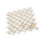Splendor 12x12 Perla Porcelain Mosaic Onyx Basketweave Wall and Floor Tile (5 Pack, 4.84 sq ft/case) - Sample