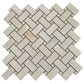 Perla 12x12 Lappato Onyx Basketweave Porcelain Mosaic Tile (5 pack, 4.84 sq ft/case)