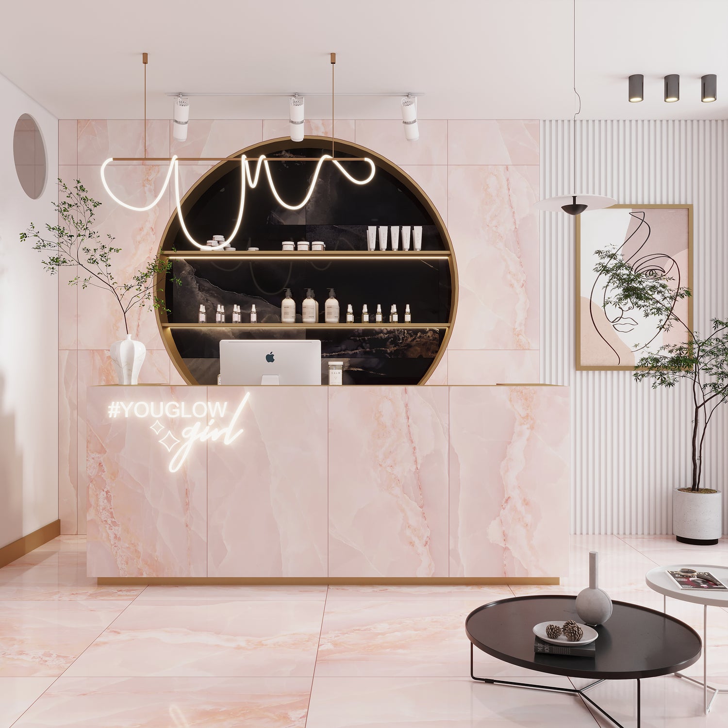 Crepe Pink 24x48 Lappato Porcelain Large Format Tile (2 pack, 15.5 sq ft/case)
