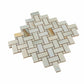 Splendor 12x12 Turchese Porcelain Mosaic Onyx Basketweave Wall and Floor Tile (5 Pack, 4.84 sq ft/case) - Sample