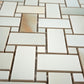 Turchese 12x12 Lappato Onyx Basketweave Porcelain Mosaic Tile (5 pack, 4.84 sq ft/case)