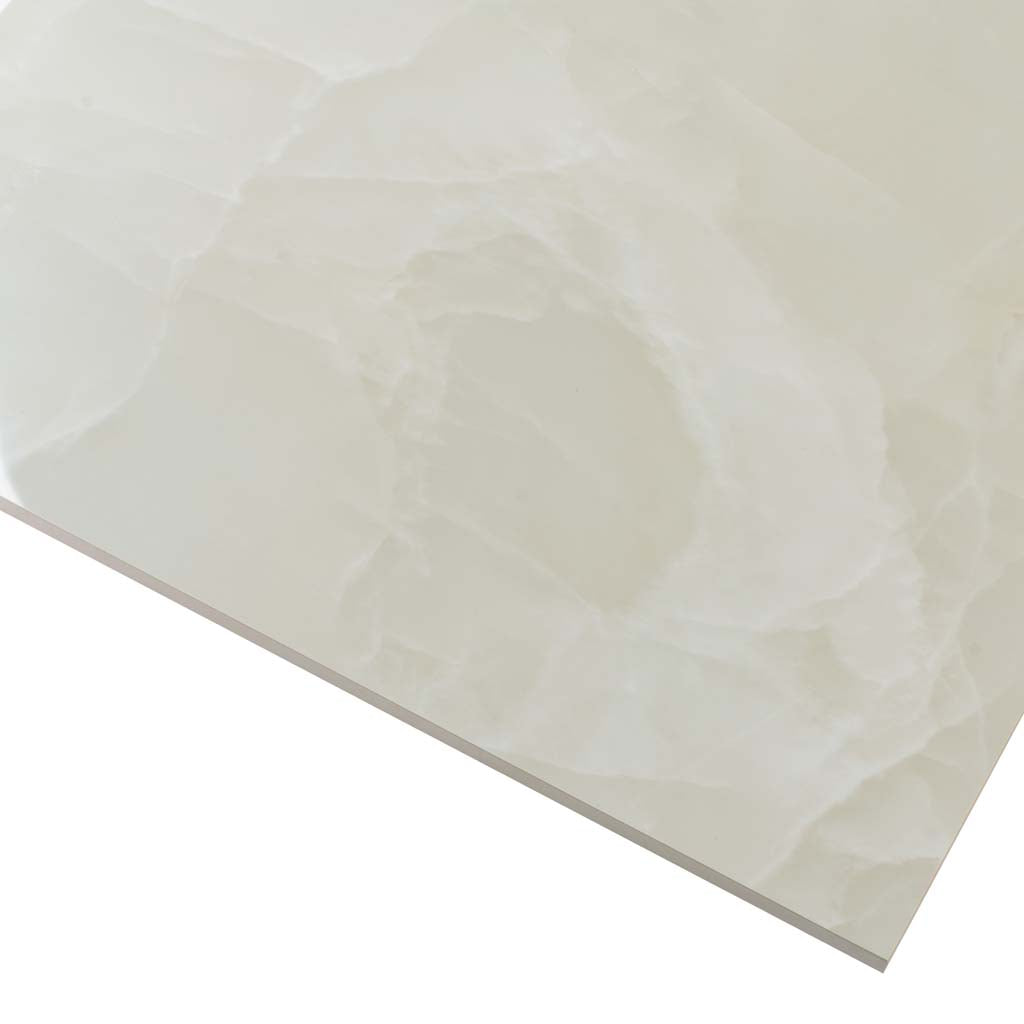 Lappato White Porcelain Tile
