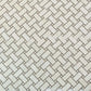 Alabaster White 12x12 Matte Basketweave Porcelain Mosaic Tile (5 pack, 4.84 sq ft/case) - Sample
