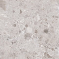 48x48 inch Petra Gray matte square porcelain tile with natural marble-style veining and large format