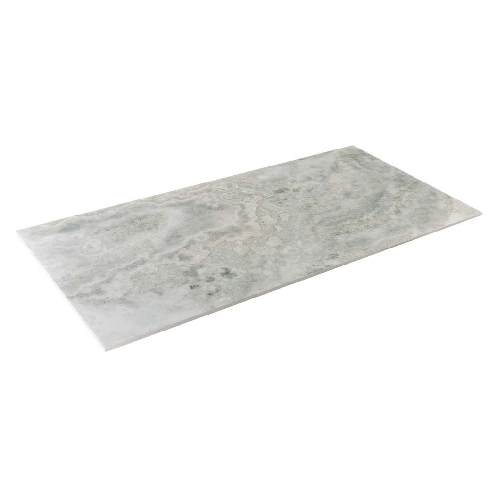 Light Taupe Beige 24x48 Polished Porcelain Large Format Tile (2 pack, 15.55 sq ft/case) - Sample