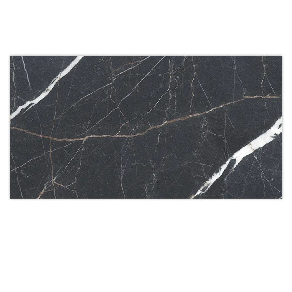 Splendor 24 in. x 48 in. Matte Charcoal Black Porcelain Large Format Wall and Floor Tile (15 Cases, 232.50 sq ft/Pallet)
