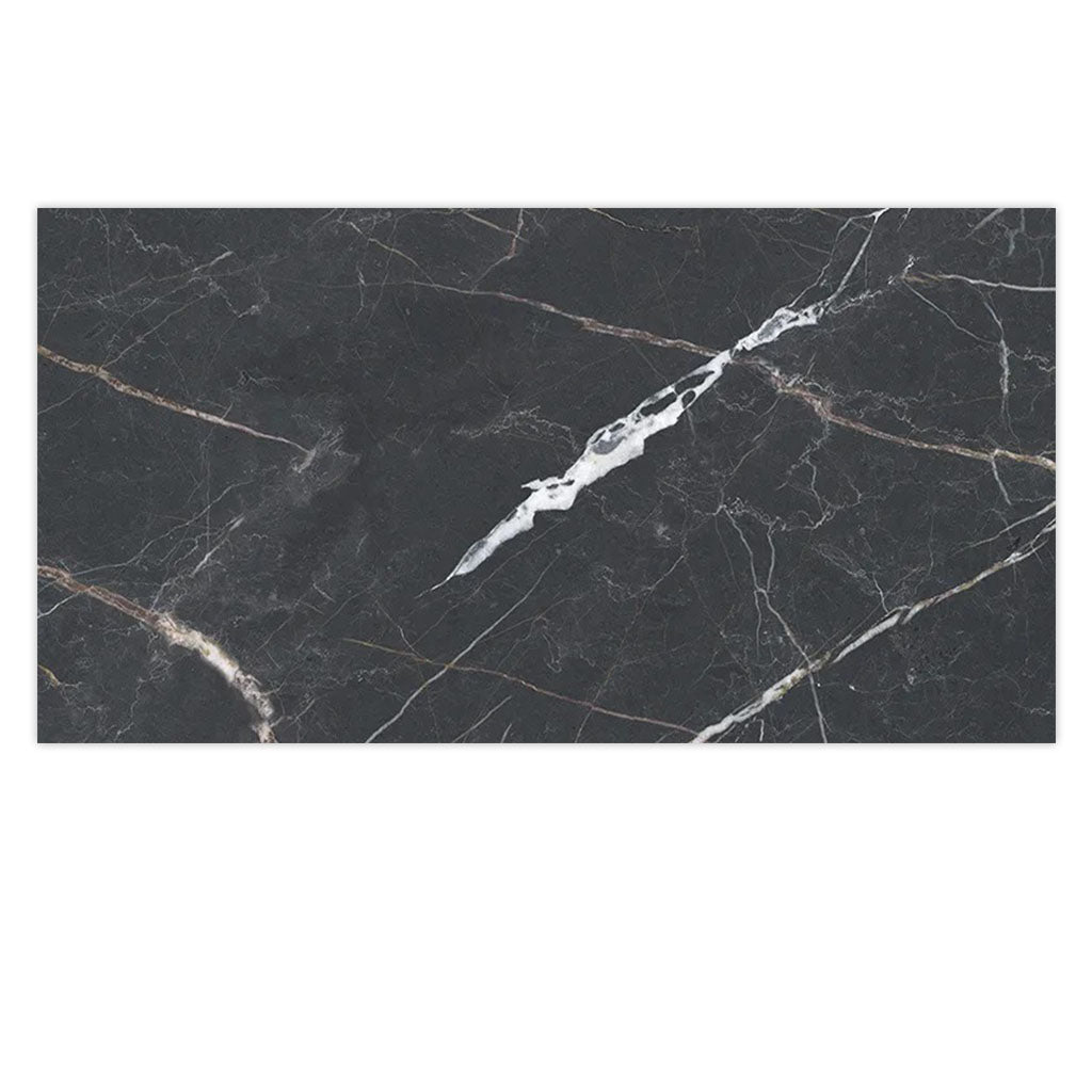 Splendor 24 in. x 48 in. Matte Charcoal Black Porcelain Large Format Wall and Floor Tile (15 Cases, 232.50 sq ft/Pallet)