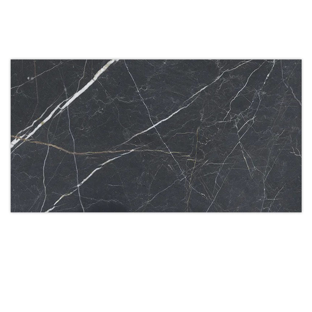 Splendor 24 in. x 48 in. Matte Charcoal Black Porcelain Large Format Wall and Floor Tile (15 Cases, 232.50 sq ft/Pallet)